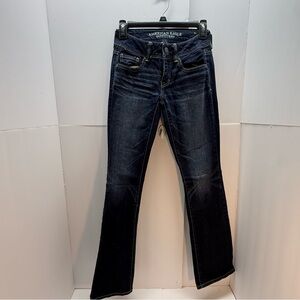 American Eagle Outfitters Dark Blue High Rise Jeans